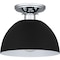 Quoizel Eason 1-Light Earth Black Semi-Flush Mount QSF5575EK - alternate 3